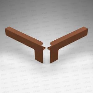 Set capace tip C glaf aluminiu premium 260mm stejar auriu ( stânga-dreapta )