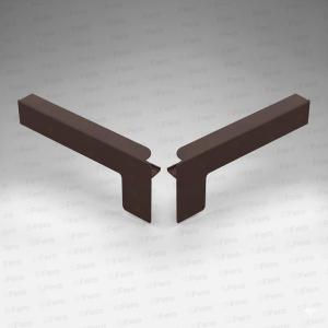 Set capace tip C glaf aluminiu premium 400mm maro ( stânga-dreapta )