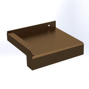Glaf exterior premium din aluminiu 90 mm × 1500 mm – Bronz Închis E6/C33