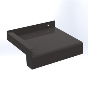 Glaf exterior premium din aluminiu 165 mm × 2000 mm – Maro RAL 8019