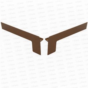 Set capace tip L glaf aluminiu premium 240mm maro ( stânga-dreapta )