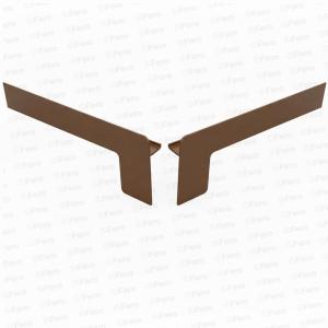 Set capace tip L glaf aluminiu premium 240mm stejar auriu ( stânga-dreapta )